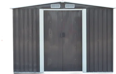 Produktbild von Geräteschuppen Gerätehaus Gartenhaus mit Fundament 205×257x192cm Schiebetür