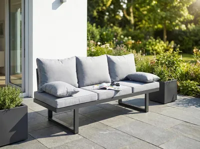 Produktbild von LC Garden »Bondino« Living Multifunktionssofa 3er Sofa anthrazit