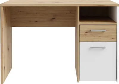 Produktbild von Schreibtisch Jugendschreibtisch CULGOA in Artisan Eiche und Weiß