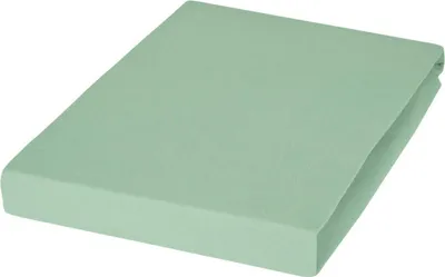 Produktbild von Janine Design Elastic-Jersey Spannbetttuch ELASTIC-JERSEY 5002 Farbe rauchgrün Größe 200x200 cm