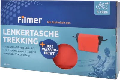 Produktbild von Filmer Premium 49605 Lenkertasche Trekking - rot