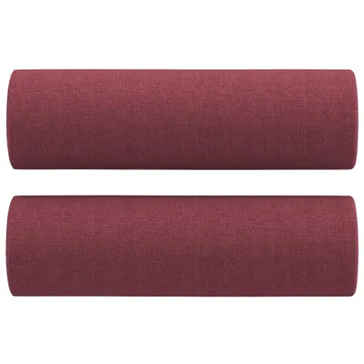 Produktbild von Zierkissen 2 Stk. Weinrot Ø15x50 cm Stoff