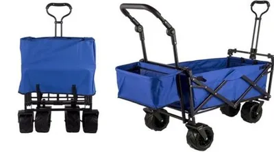 Immagine prodotto di Passeggino pieghevole nero 220 L 150 kg