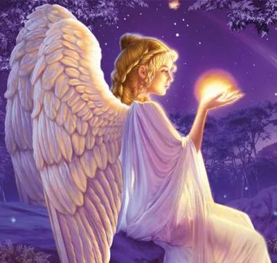 Produktbild von Malen nach Zahlen 5d Diamond Painting Engel Christkind Malen nach Zahlen 30x30cm