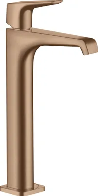 Produktbild von Einhebel-Waschtischmischer 250 AXOR CITTERIO E DN 15 f Waschschüs. m HGri o Zugst. bru brushed red gold