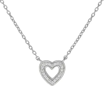Produktbild von Zeeme Silber Halskette 925/- Sterling Silber 42+5cm weiß Zirkonia weiß 358250288