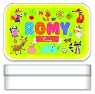 Wertgutscheinbox "Romy" aus Metall, personalisiert, 2,7x9,7x6,2 cm