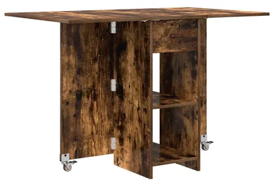Zdjęcie produktu dla Stół do jadalni vidaXL 115 x 70 x 75 cm, materiał drewnopochodny, dąb wędzony