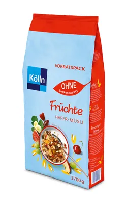 Image de Kölln 2307168009 Früchte ohne Zuckerzusatz Müsli 1,7 kg