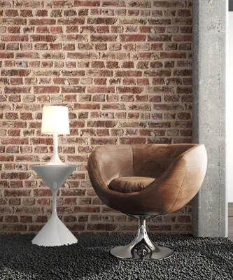 Produktbild von NEWROOM Tapete Braun Papiertapete Mauer - Ziegelstein Modern Rot Beige Stein  Backstein Loft Mauerwerk
