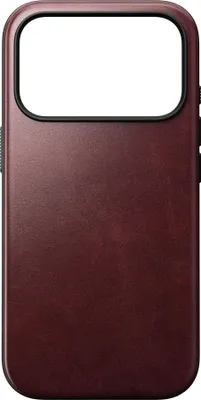 Produktbild von Nomad Modern Leather Case iPhone 17 Pro Burgundy Horween