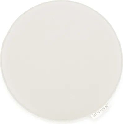 Produktbild von heimtexland ® Sitzkissen Set Filz Stuhlkissen Stuhlauflage Filzkissen Stuhl Polster Kissen Typ631 2er Set 35 cm Rund Wollweiß