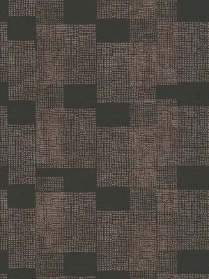 Produktbild von Geometrische Tapete Ethno Design – Schwarz, Metallic