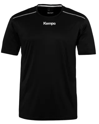 Produktbild von Kempa Mens Poly Crew Neck T Shirt Short Sleeve Top Sports Training Black M