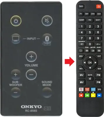 Produktbild von Fernbedienung geeignet für ONKYO RC-858S