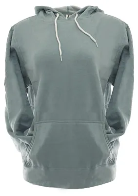 Produktbild von Hoodie Uni Pullover Sweatshirt Sweatjacke warm Vlies Kapuze Pulli 7450 L grau