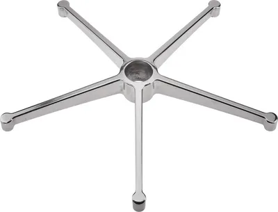 Produktbild von Efalock Clictec Fußkreuz für Rollhocker silber