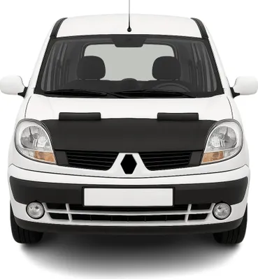 Zdjęcie produktu dla Osłona maski silnika do Renault Kangoo 2004-2007 Czarna winylowa osłona samochodowa