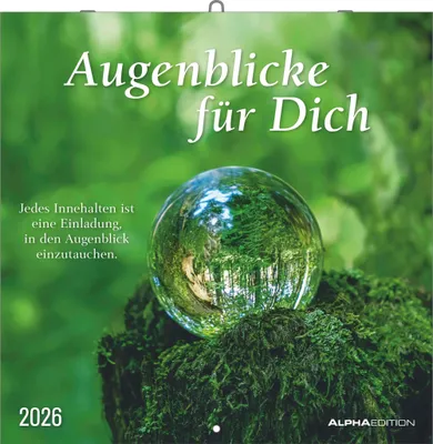 Produktbild von Augenblicke für Dich - Broschürenkalender im Format 30 x 30