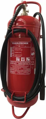 Produktbild von 50kg Pulver Dauerdruck Feuerlöscher fahrbar  - Löschwagen Basic