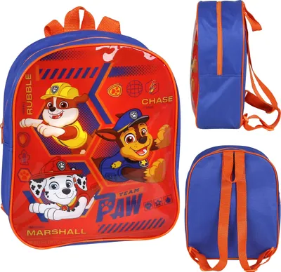 Produktbild von PAW PATROL navy blau Rucksack Chase, Rubble, Marshall, kleiner Rucksack für Jungen