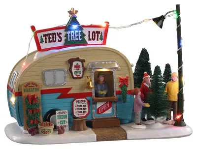 Productafbeelding van Ted s tree lot b/o (4.5v) Kersthuisje LEMAX
