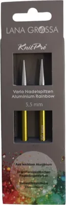 Produktbild von Lana Grossa - Nadelspitzen Vario Aluminium Rainbow 5,5mm