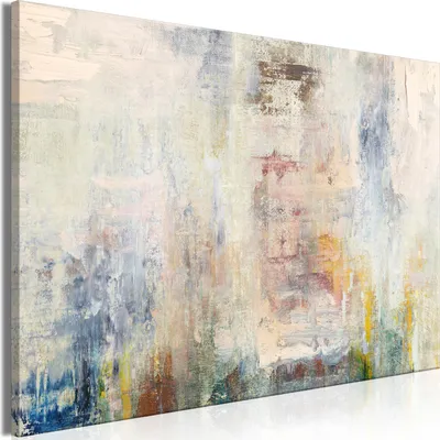 Produktbild von Italienischer Leinwand Leinwandbild - Nebula of Thoughts (1 Part) Wide 90x60 cm Abstrakt a-A-0836-b-a