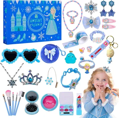 Imagen del producto de Calendario de adviento para niñas: regalo de Navidad con 24 días de sorpresas. Regalos para niñas