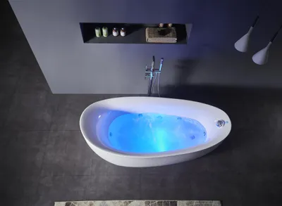 Produktbild von Indoor Whirlpool Badewanne Whirlwanne Home Eckbadewanne Spa Wanne