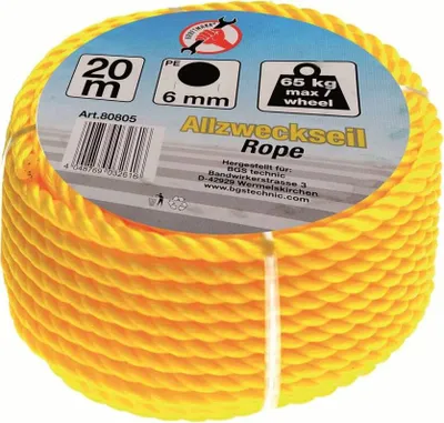 Produktbild von KRAFTMANN 80805 Univerzálne lano 20 m x 6 mm