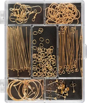 Image de Creativ Company 61369, Ensemble de bijoux, or