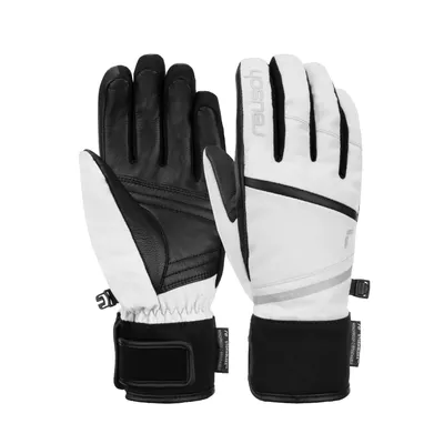Produktbild von Reusch Fingerhandschuh Tessa STORMBLOXX™ aus wasserdichtem und atmungsaktivem Material 1101 white / black 7.5