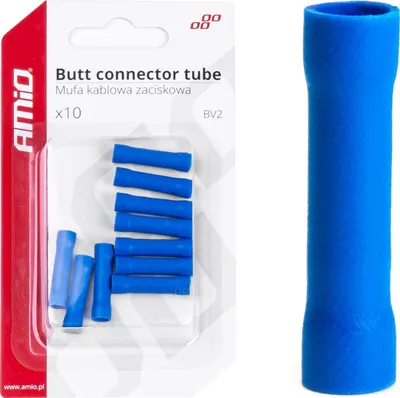 Imagen del producto de Manguito de empalme aislado para cables 10 uds. AMIO-03076