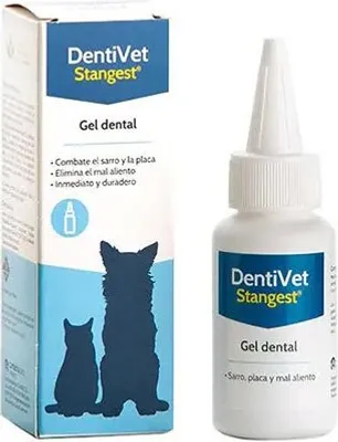 Productafbeelding van Stangest Dentivet Gel 50ml, tandpasta voor huisdieren, transparant. Transparant, one size