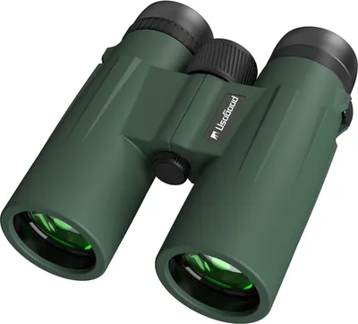 Image de 12x50 Jumelles Compactes Adultes Étanches HD Jumelles Légères pour la chasse Observation des oiseaux Randonnée Safari - avec sac de transport & sangle de transport
