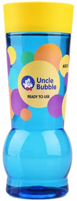 Produktbild von Uncle Bubble Nachfüllung große Seifenblasen gelb 944ml Seifenblasenlösung