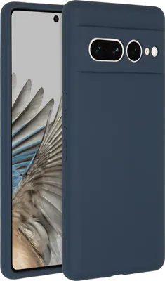 Immagine prodotto di Custodia in silicone liquido Accezz per Google Pixel 7 Pro - Blu scuro