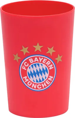Image de FC Bayern 28378 Gobelet pour dentifrice, 200ml, logo rouge