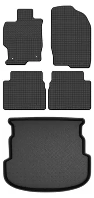 Immagine prodotto di Tappetini gomma SolidTread + bagagliaio per Mazda 6 II GH 2007-2012 5 pezzi