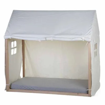 Produktbild von CHILDHOME Bezug fÃ1/4r Hausbett 150x80x140 cm Weiß