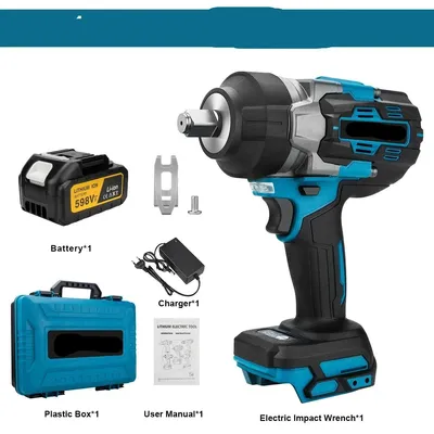 Imagen del producto de Llave de impacto inalámbrica - con batería - 2800 Nm - 18V - 1/2 pulgada - Atornillador eléctrico