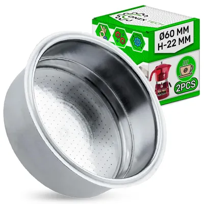 Kaffeefilter 2 Tassen Ø 60 mm H-22 mm für Bialetti Mokona