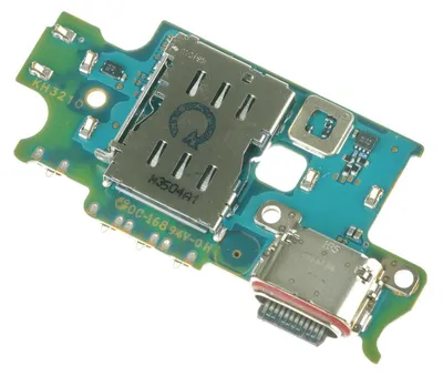 Produktbild von Samsung Galaxy S23+ 5G (SM-S916B) Lade Anschluss Buchse Eingang Mikrofon Platine Sim