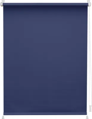 Produktbild von Lichtblick Rollo Klemmfix, ohne Bohren, verspannt, Verdunkelung Blau, 200 cm, 80 cm x 200 cm (B x L)