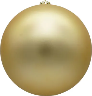 Produktbild von XXL Weihnachtskugeln groß für den Außenbereich, frostsicher und wetterfest (Ø 20 cm, Gold matt)