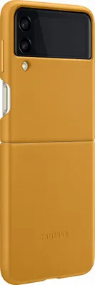 Image de Etui Samsung Ef-Vf711Lyegww Flip 3 Musztardowy/Mustard Leather Cover