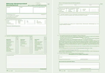 Produktbild von RNK Wohnungs-Abnahmeprotokoll SD DIN A4