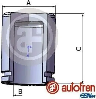 Produktbild von AUTOFREN SEINSA Bremssattel-Kolben passend für MERCEDES-BENZ V-Klasse (W447) 42mm Stahl