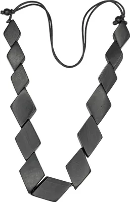 Produktbild von Lange Kette Raute aus Holzrauten von collezione alessandro